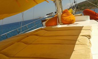 5 cabins Datca blue cruise boat Gulet Serdar 1