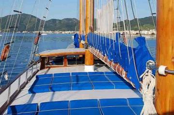 8 cabins Marmaris blue cruise boat Gulet Bahriyeli D