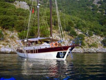 3 cabins Fethiye blue cruise boat Gulet Suna