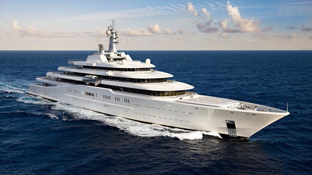 Eclipse, the third biggest superyacht in the world